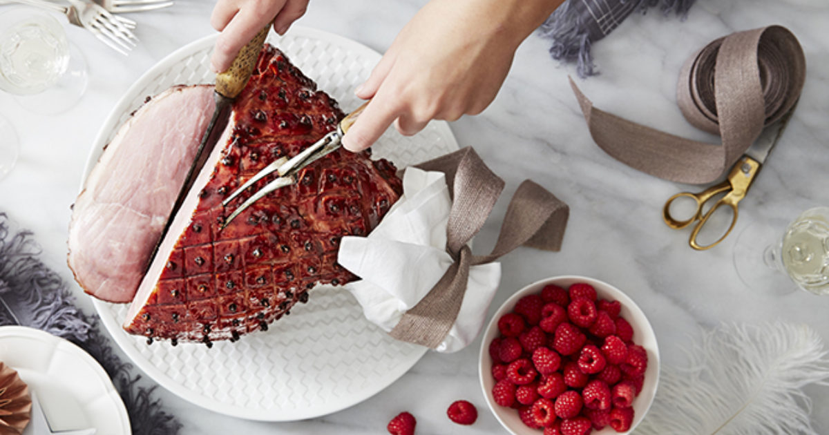 Raspberry Mustard Glazed Ham Recipe Driscoll’s®
